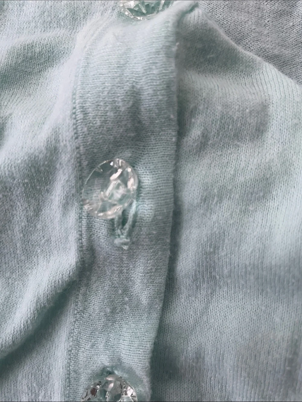 J. Crew Women's Mint Crewneck Button Cardigan Small